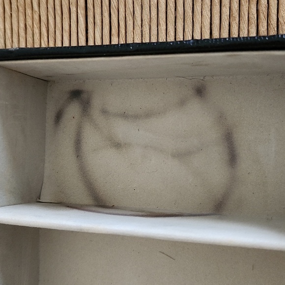 Chanel parfume box black reptile 2 section box - Picture 5 of 6